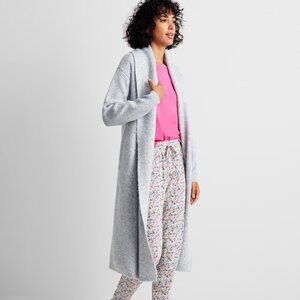 #174 State of Day Women's Knit Long-Sleeve Duster Robe